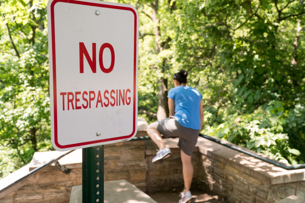 Florida negligence laws may not hold property owners responsible if you were a trespasser.